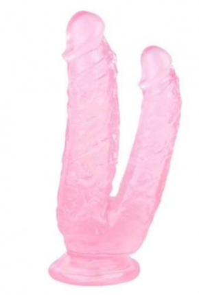 Noctis 19cm Pembe iftli Dildo No:76